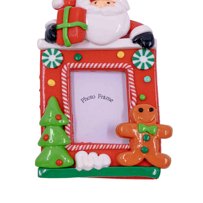 Gingerbread Joy Photo Frame Ornament