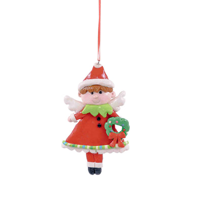 Elf Doll Hanging Ornament Miseltoe
