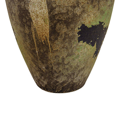 Charcoal Patina Metal Vase