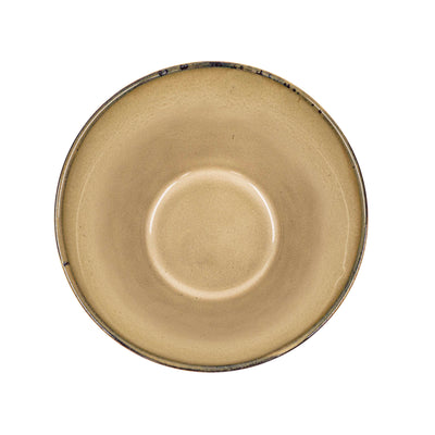 Ivory Gold Ceramic Serving Bowl