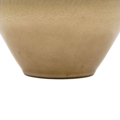 Ivory Gold Ceramic Serving Bowl