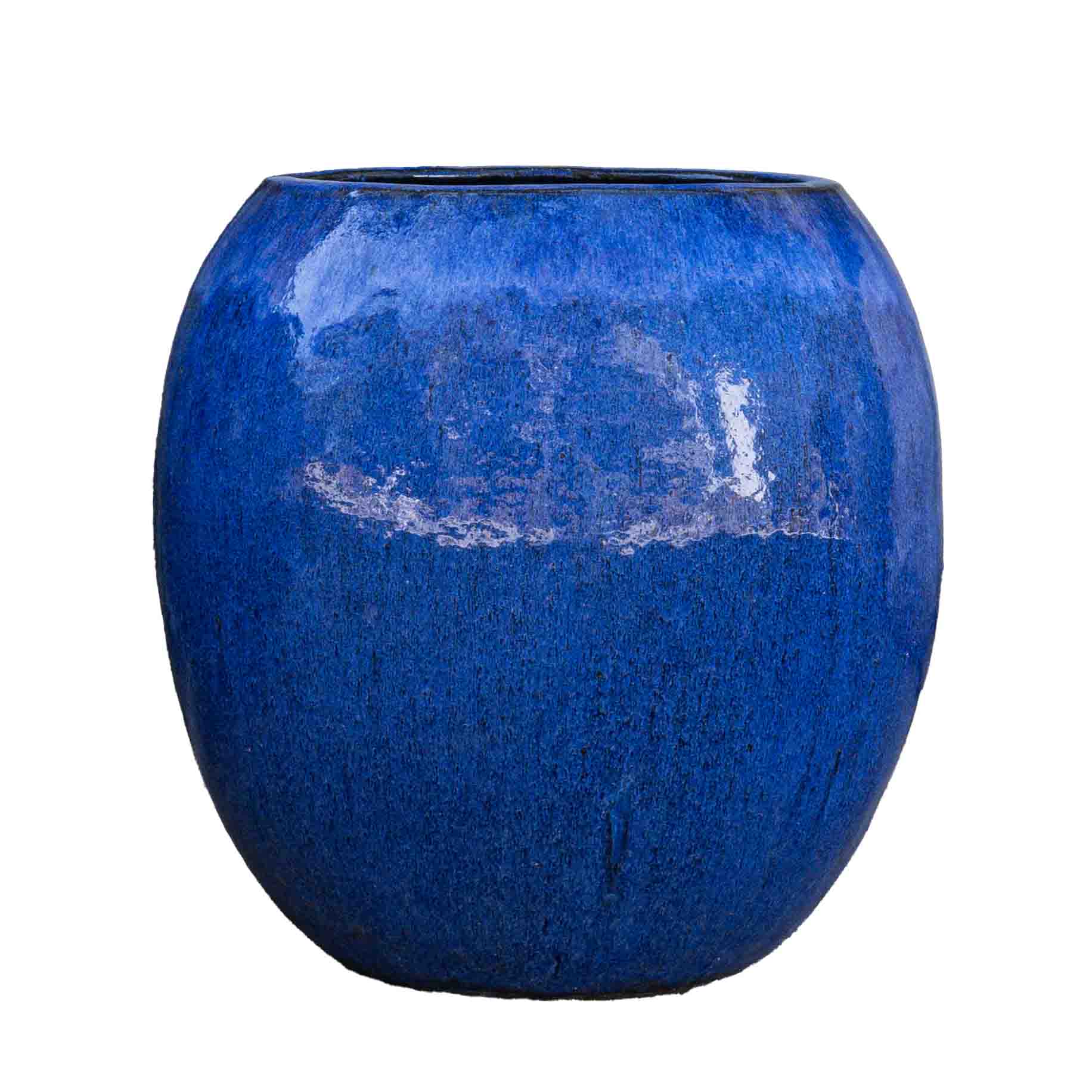 Buy Planters | Ceramic Glazed Blue| Shop At Beruru