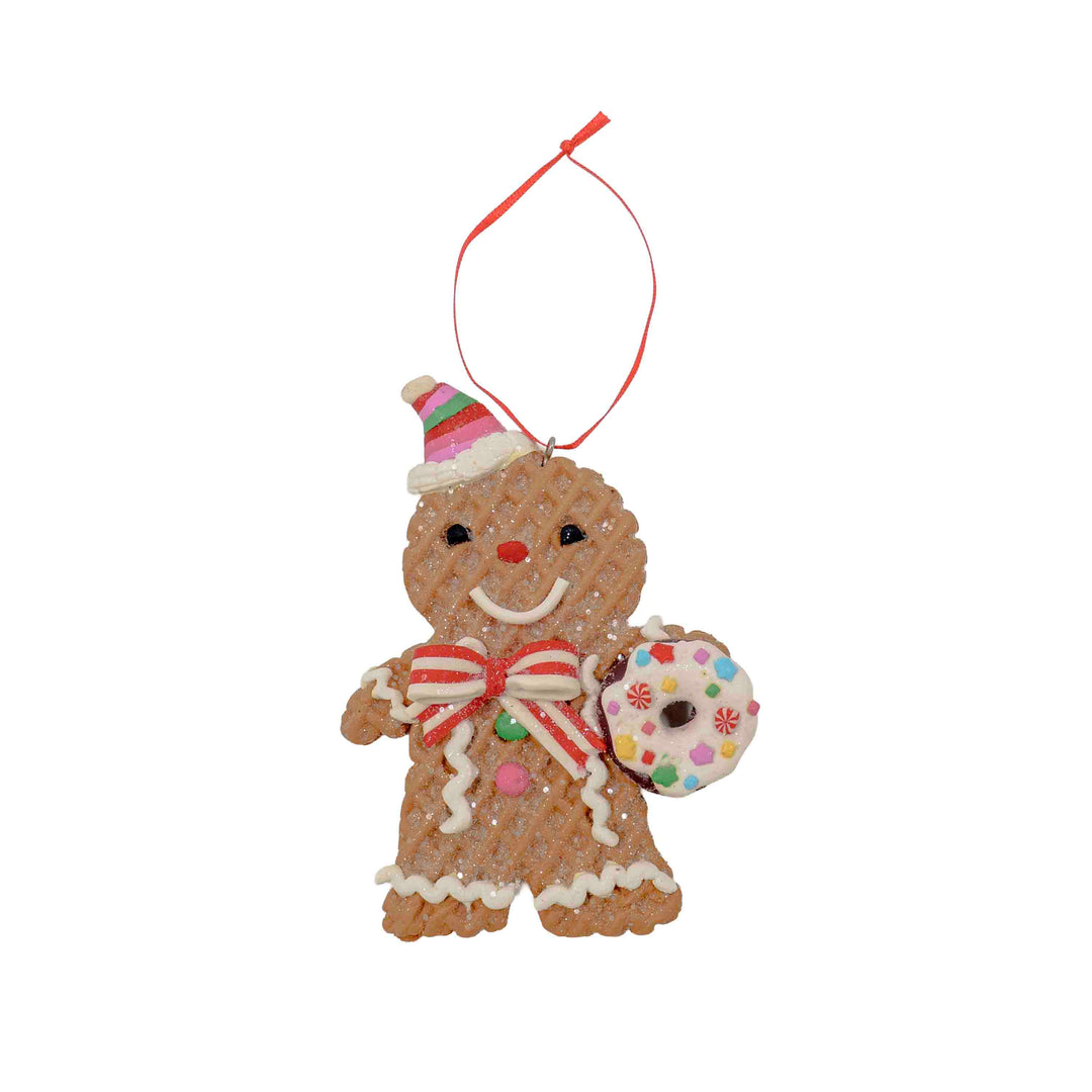 Candy Cane Chris Gingerbread Boy