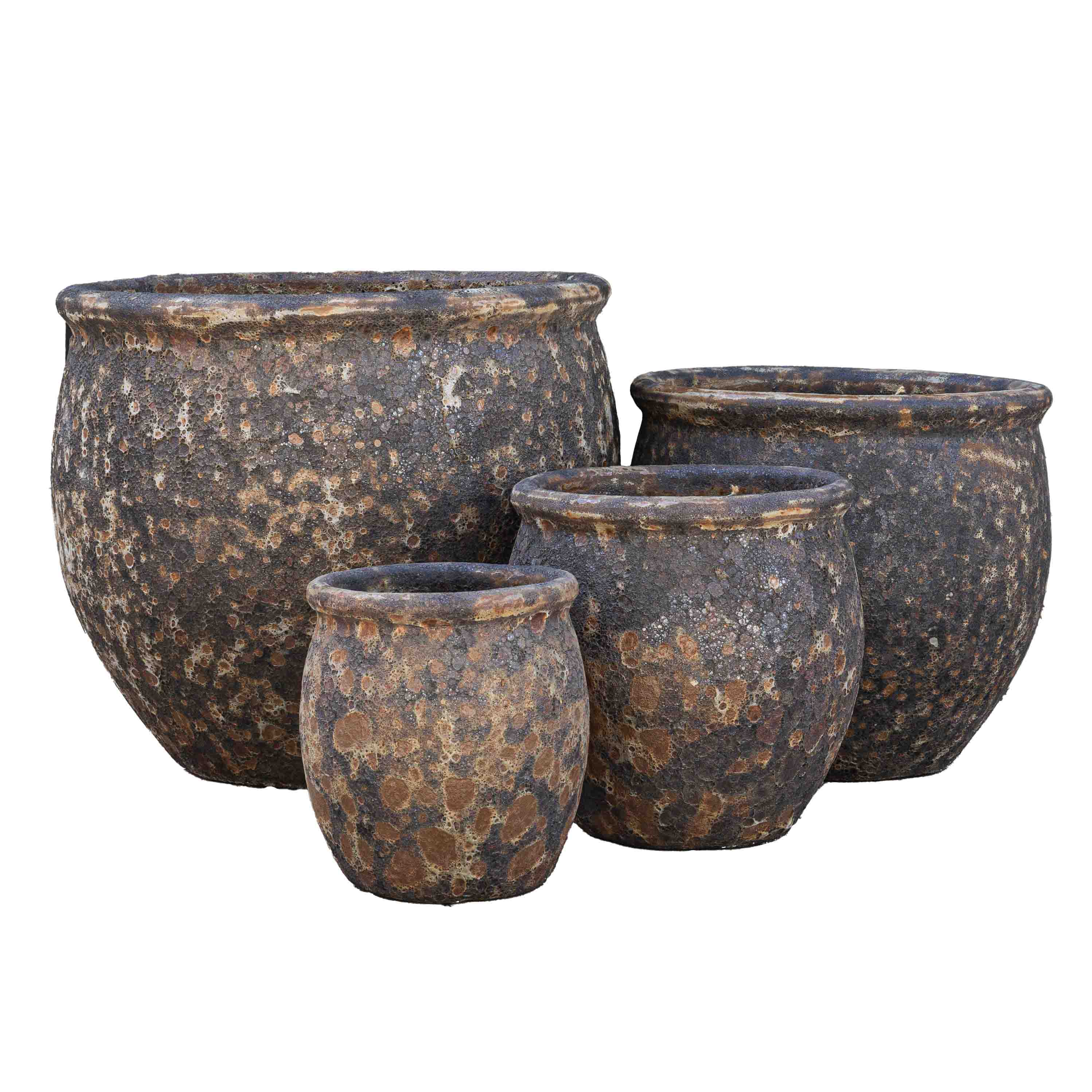 Hauer Antique Ceramic Pot Brown