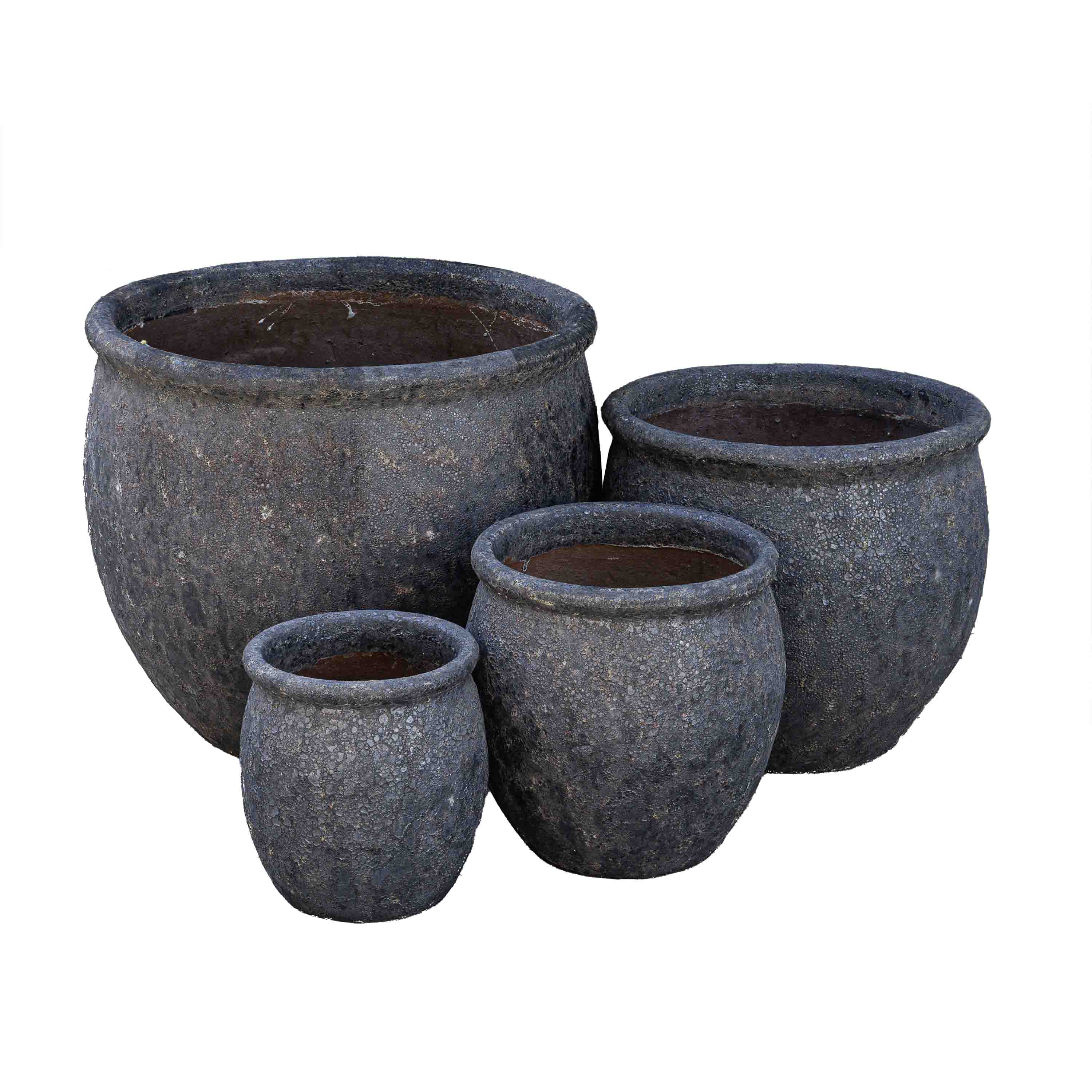 Hauer Antique Ceramic Pot Black