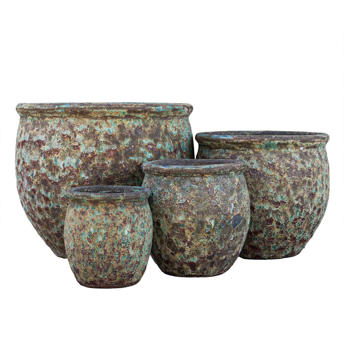 Hauer Antique Ceramic Pot Green