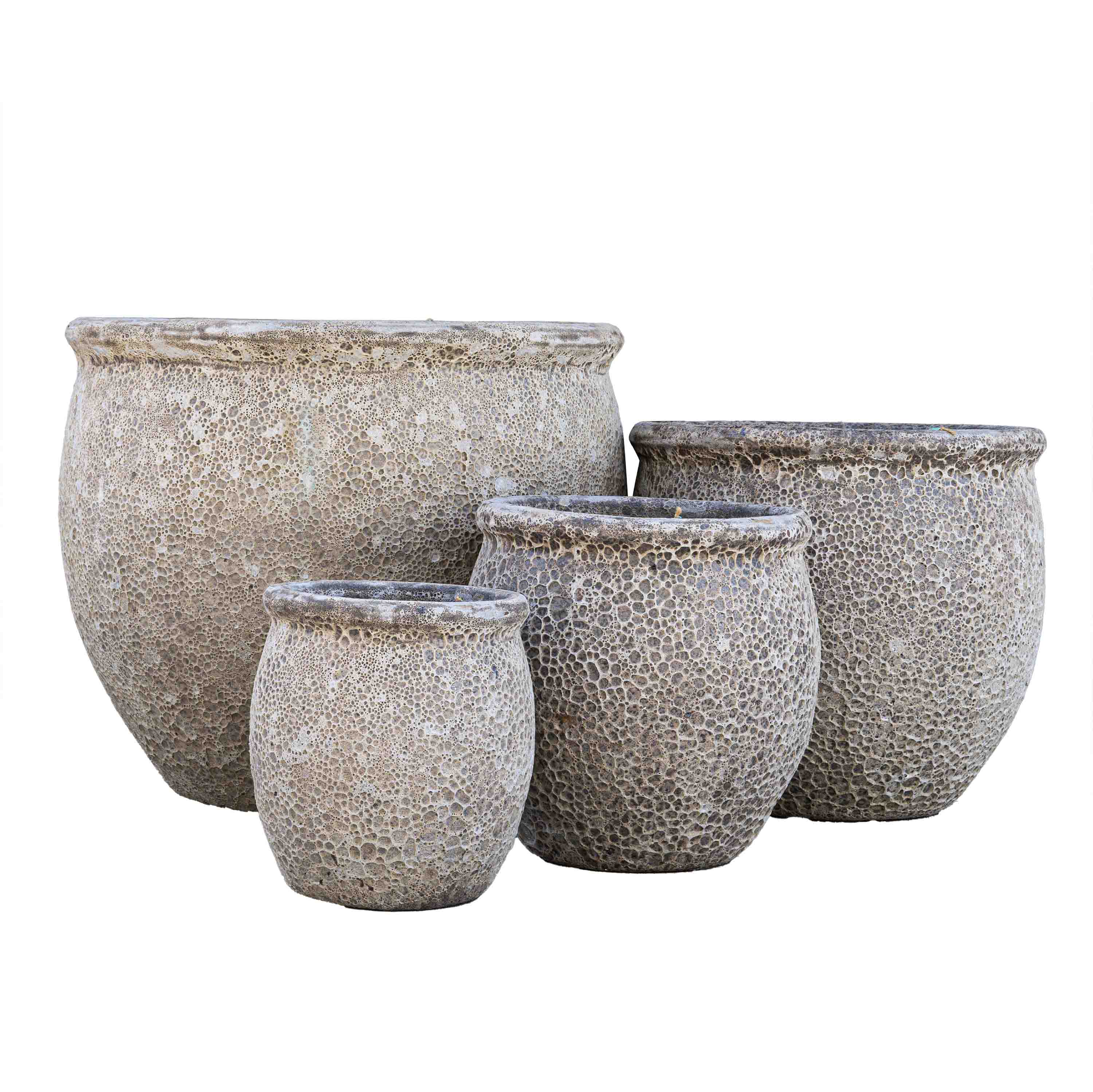 Hauer Antique Ceramic Pot White
