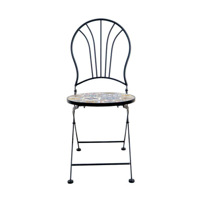 UZBEK TILED GARDEN TABLE - SET OF 3