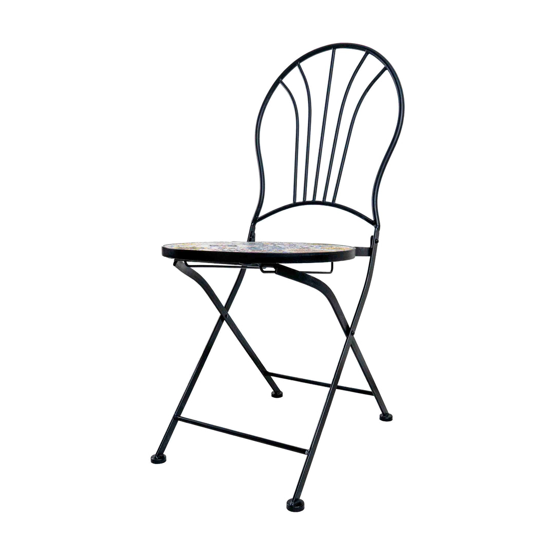 UZBEK TILED GARDEN TABLE - SET OF 3