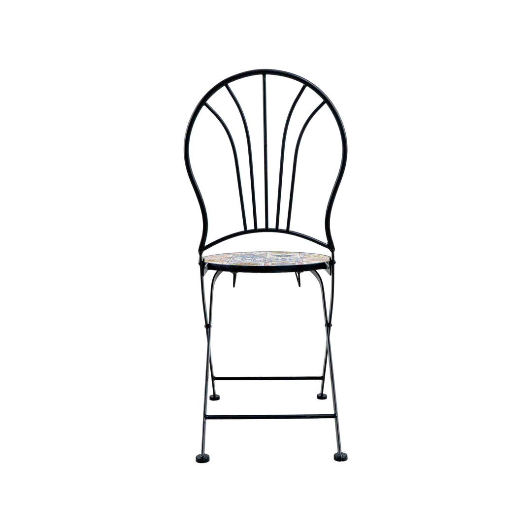 UZBEK TILED GARDEN TABLE - SET OF 3