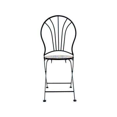 UZBEK TILED GARDEN TABLE - SET OF 3