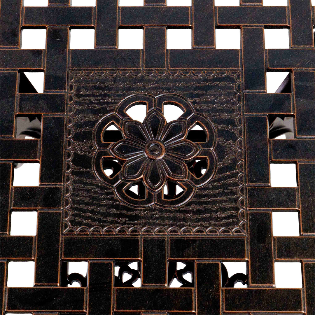 Quin Outdoor Bistro Table Black