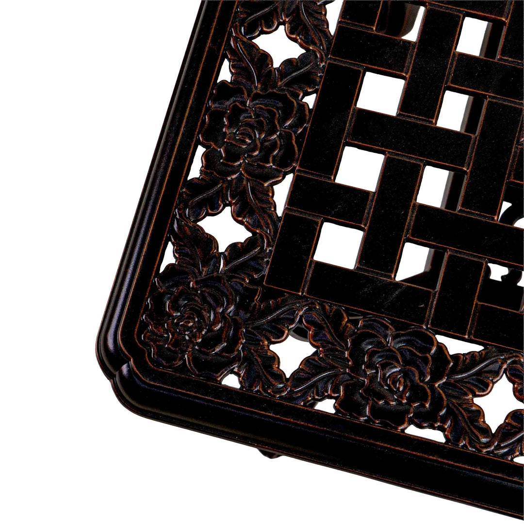 Quin Outdoor Bistro Table Black