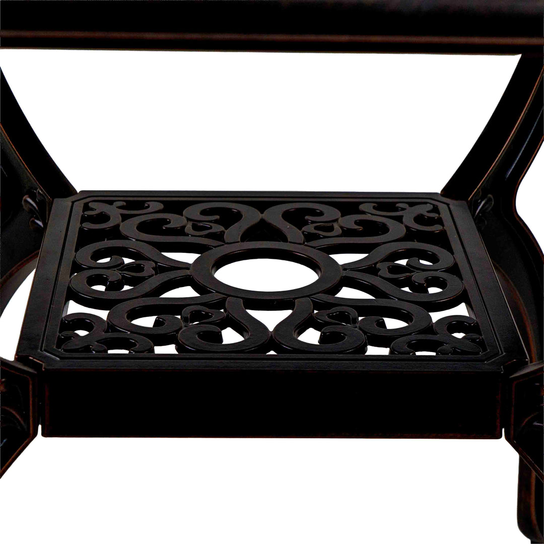 Quin Outdoor Bistro Table Black