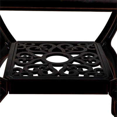 Quin Outdoor Bistro Table Black