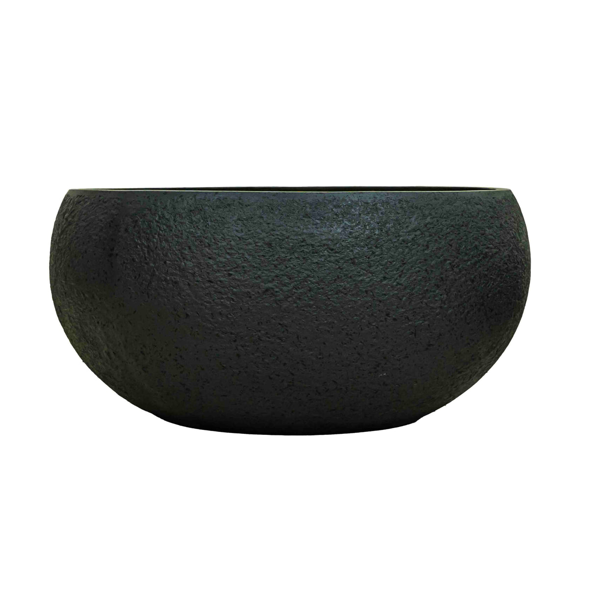 Mento FRP Wide Planter Black