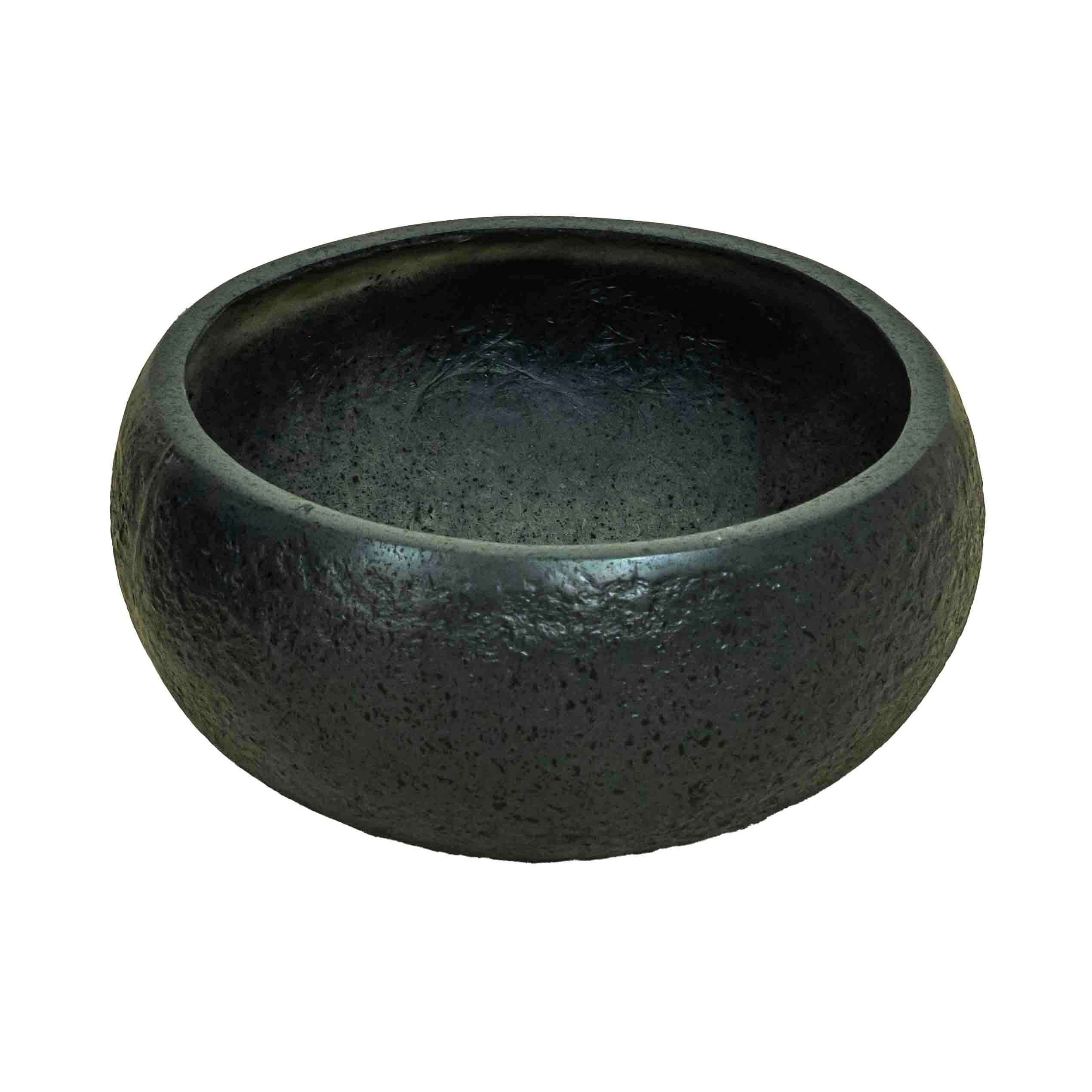 Mento FRP Wide Planter Black
