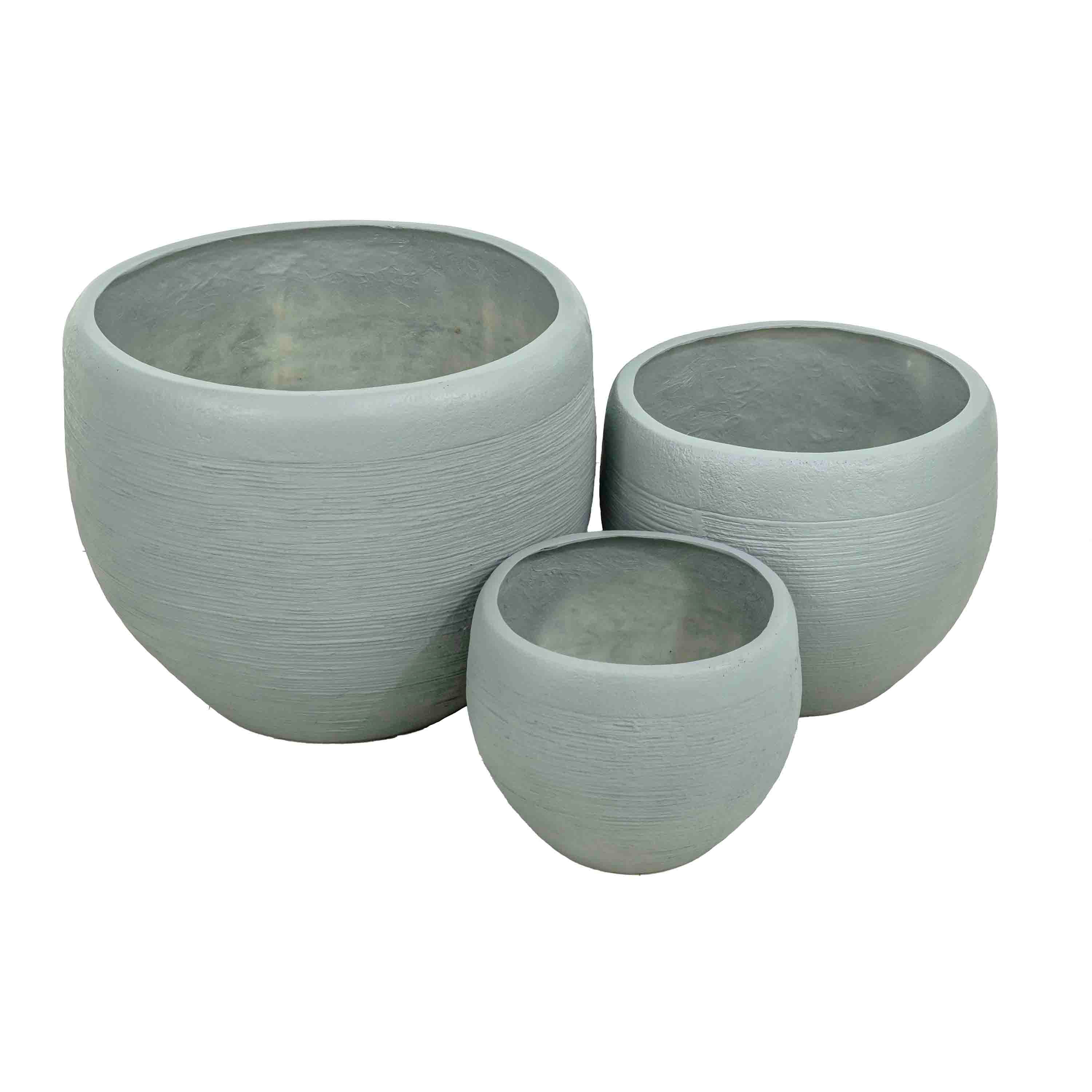 Mento FRP Planter Grey
