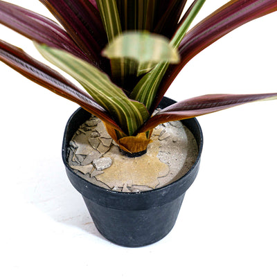 Crimson Crest Faux Plant