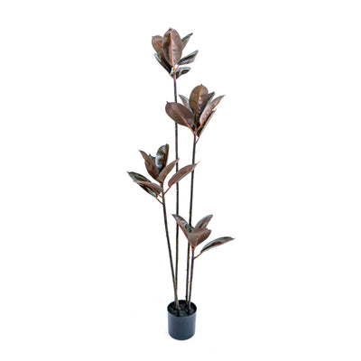 Faux Yucca with Flower