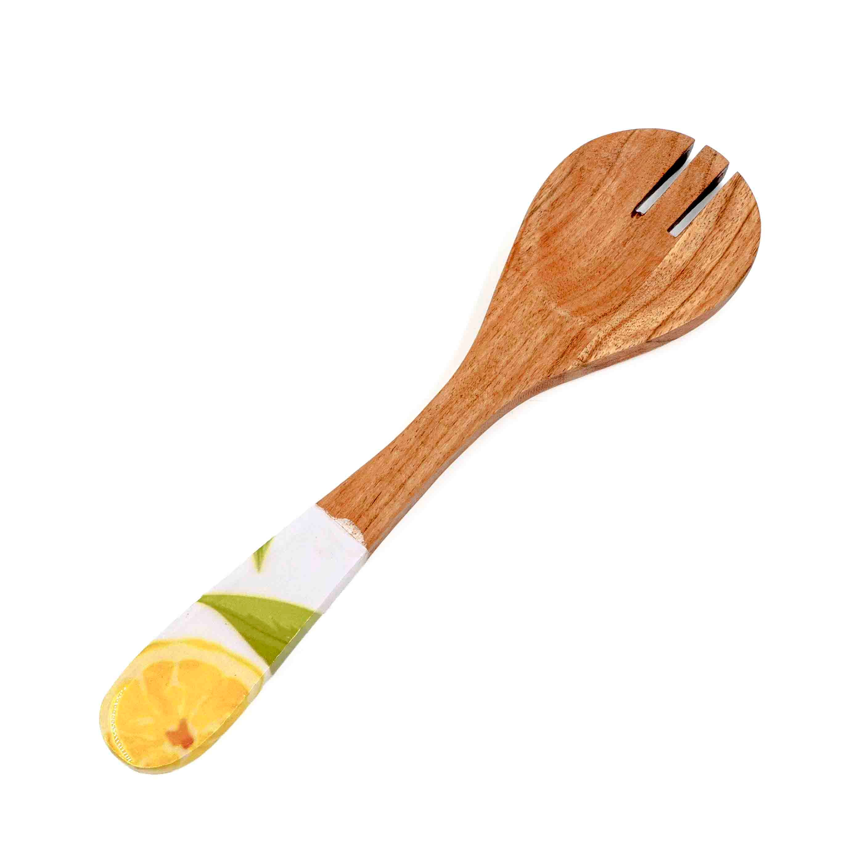 Geo Fest Wooden Salad Set