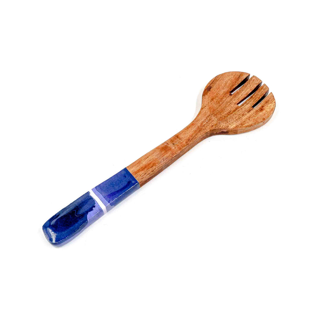 Indigo Mosaic Salad Set