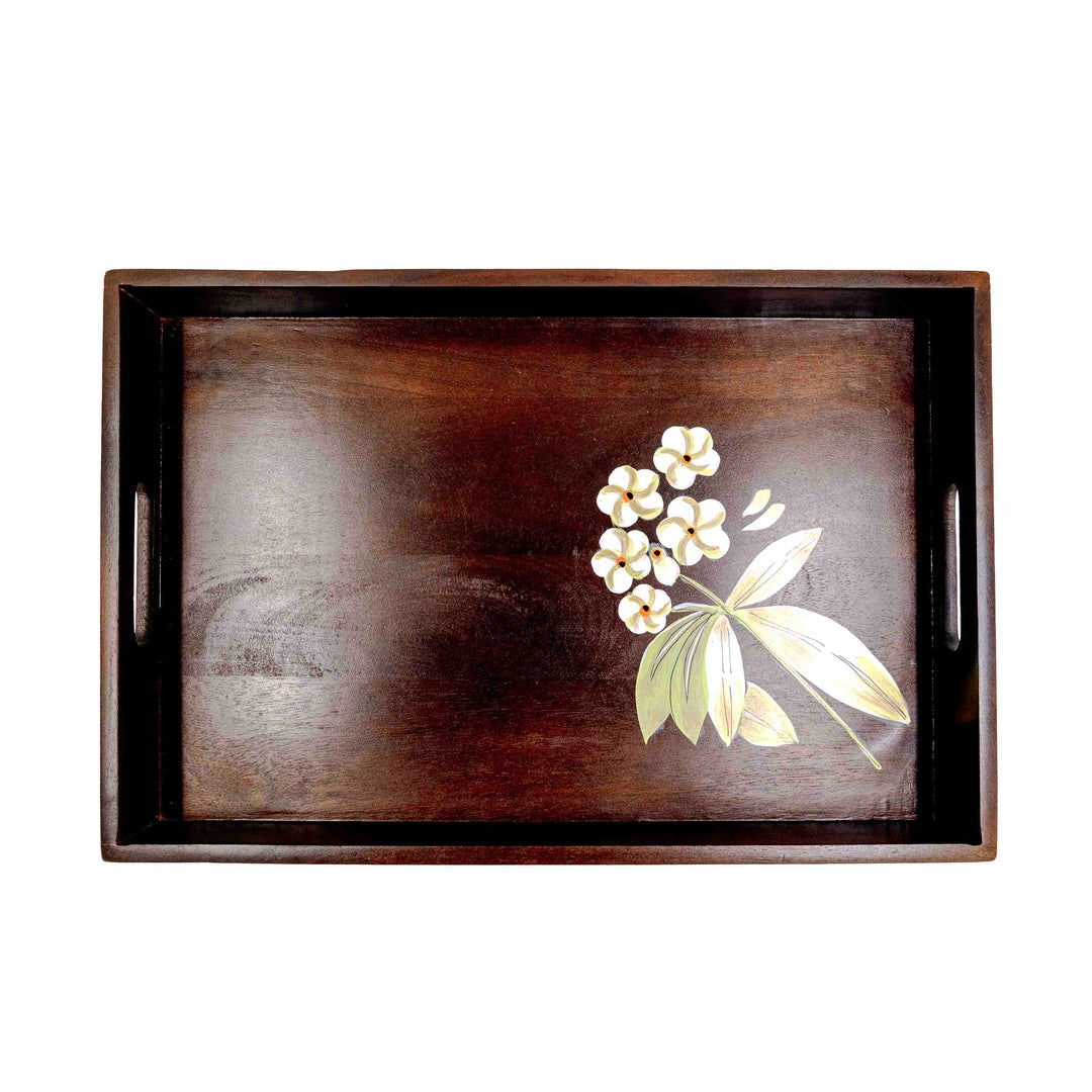 Blossom Charm Wooden Tray Set