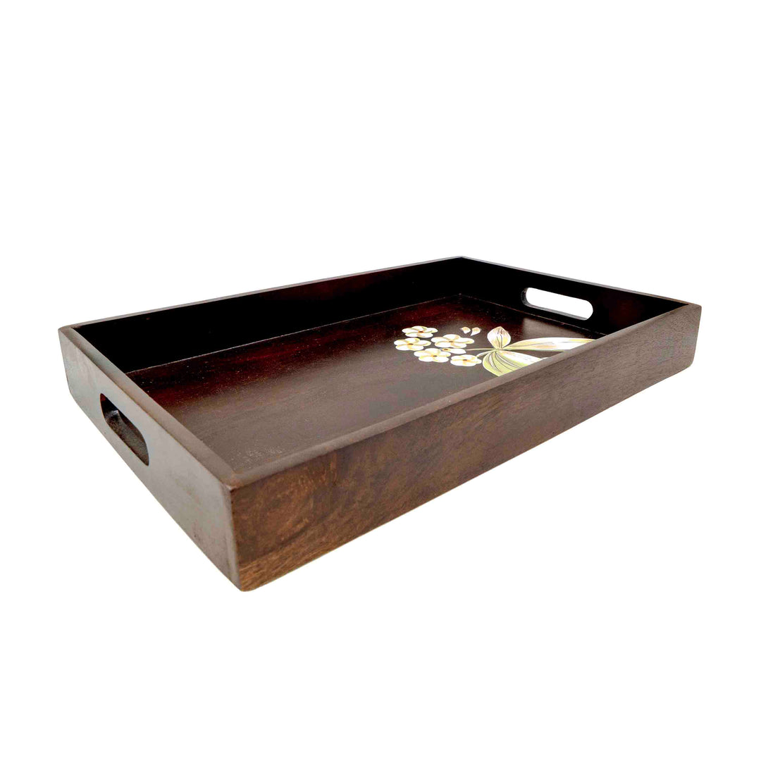 Blossom Charm Wooden Tray Set