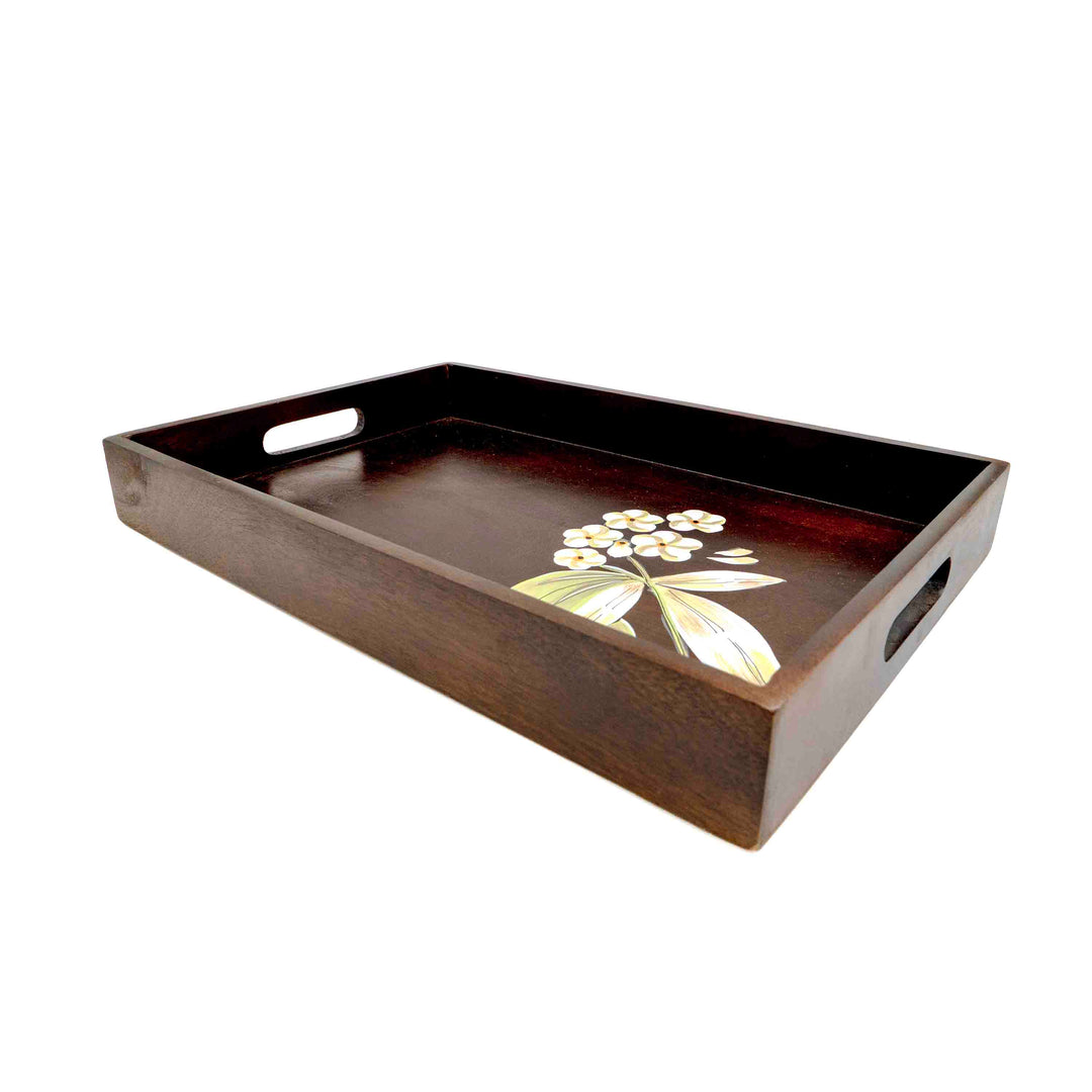 Blossom Charm Wooden Tray Set
