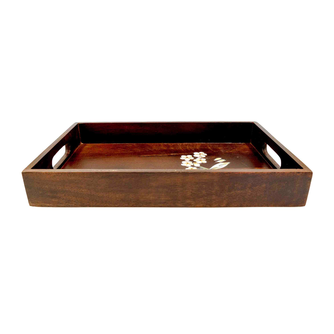 Blossom Charm Wooden Tray Set