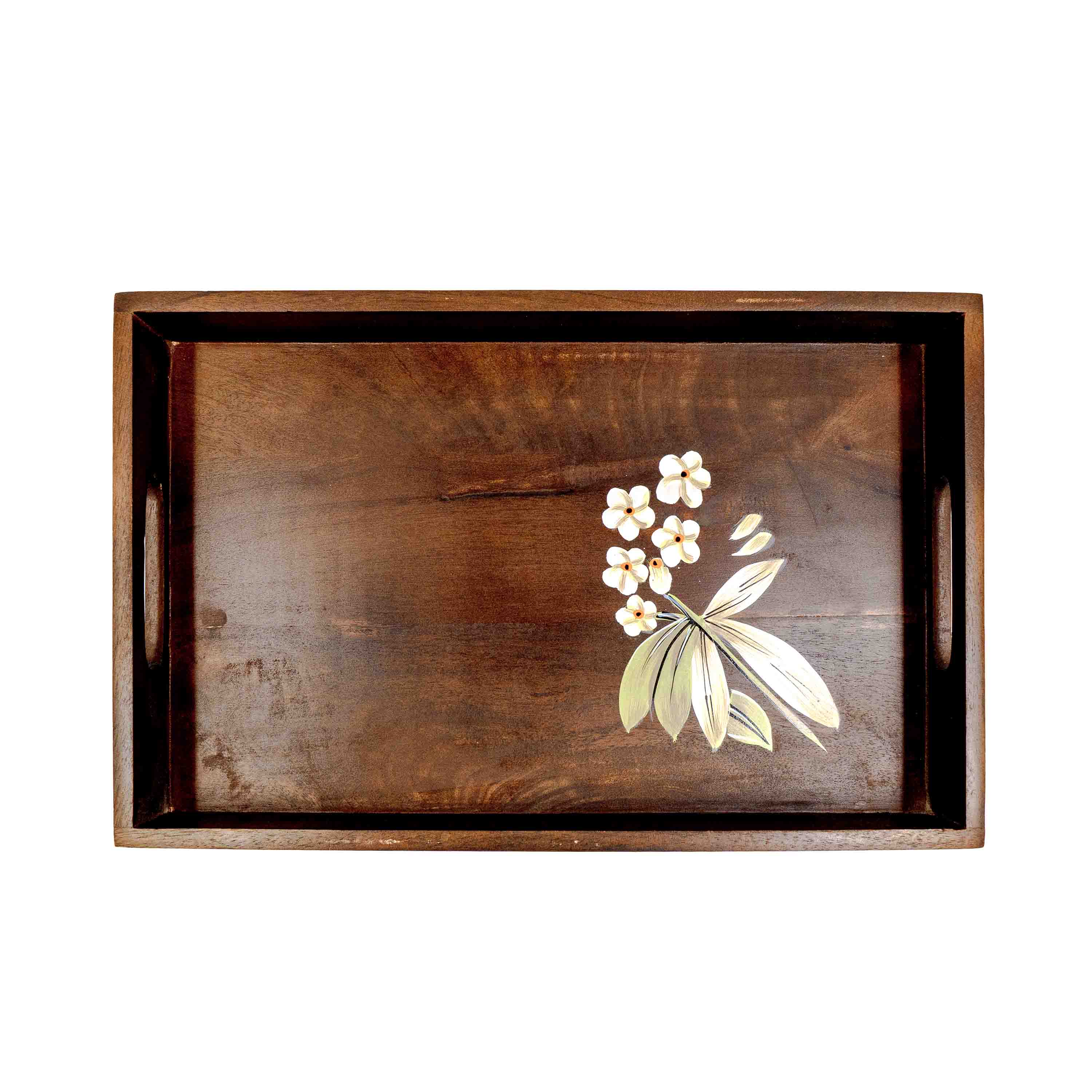 Blossom Charm Wooden Tray Set