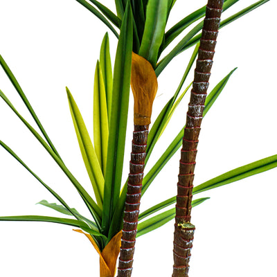 Faux Tropic Arc Yucca Palm