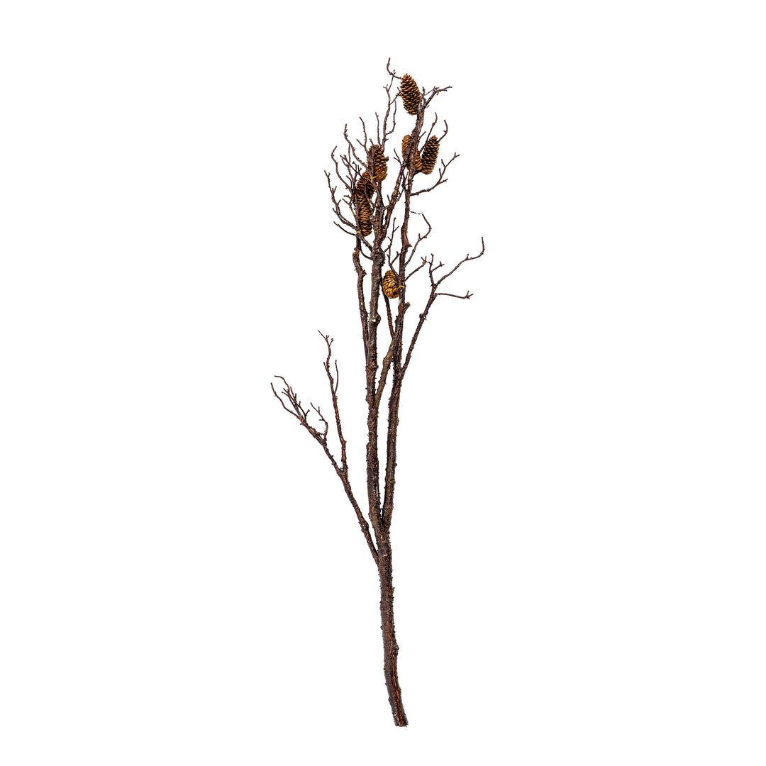 Rustic Pinecone Faux Stem