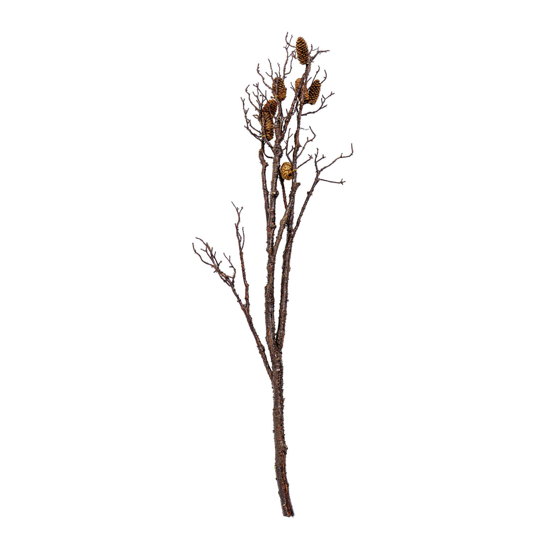 Rustic Pinecone Faux Stem