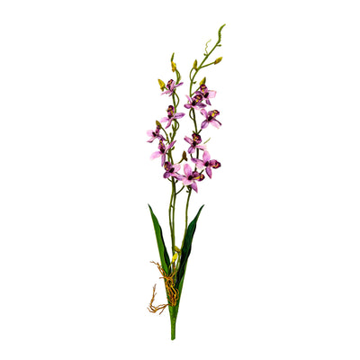 Faux Crimson Orchid Stem Pink