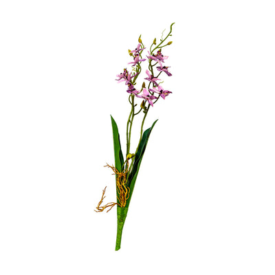 Faux Crimson Orchid Stem Pink