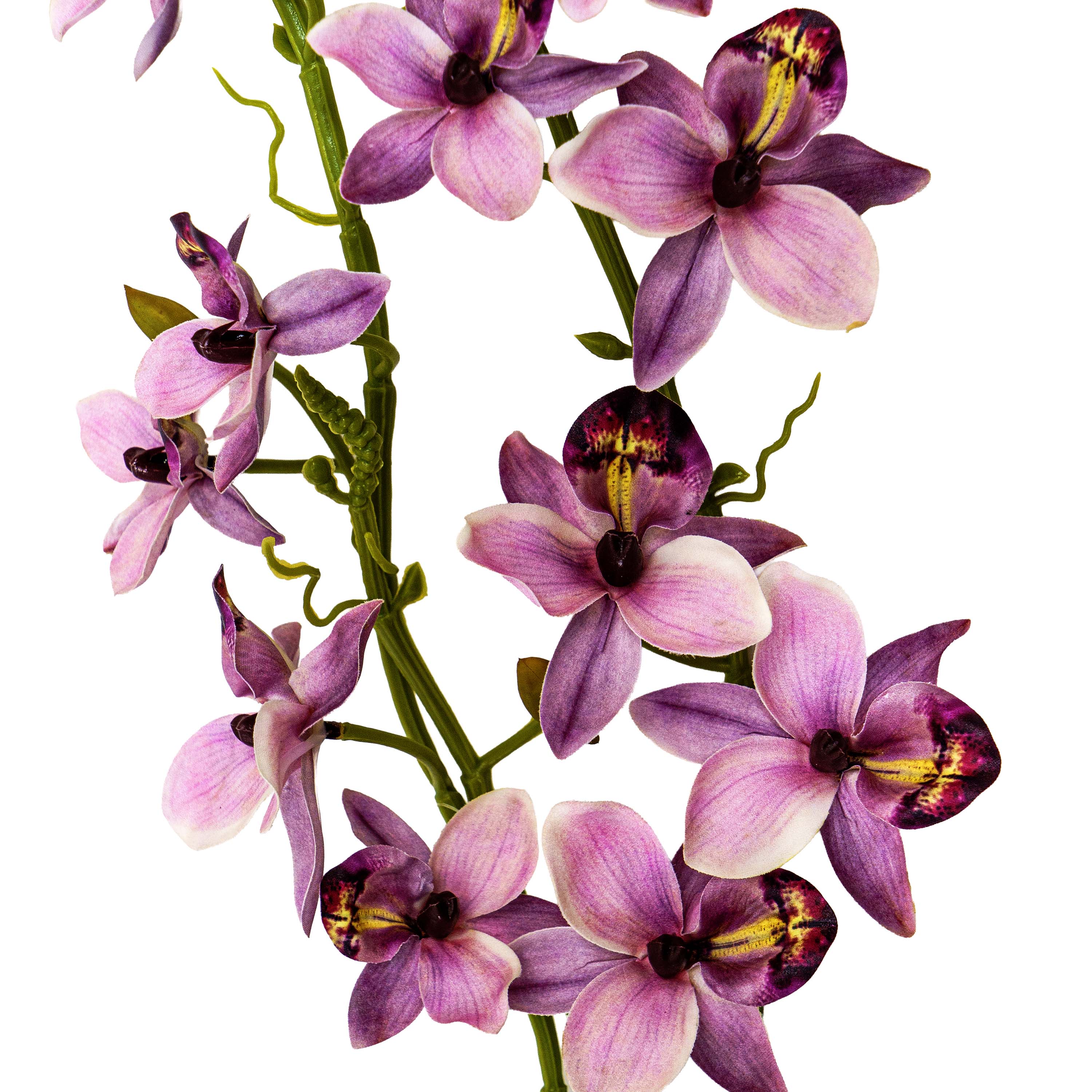 Faux Crimson Orchid Stem Pink