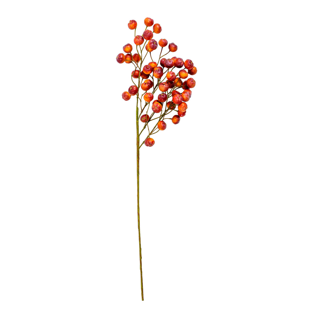 Faux Berry Stem Orange