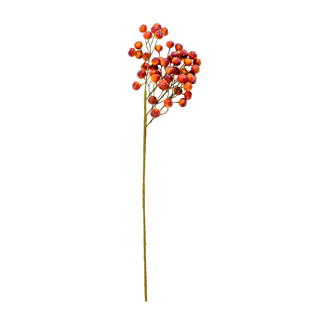 Faux Berry Stem Orange
