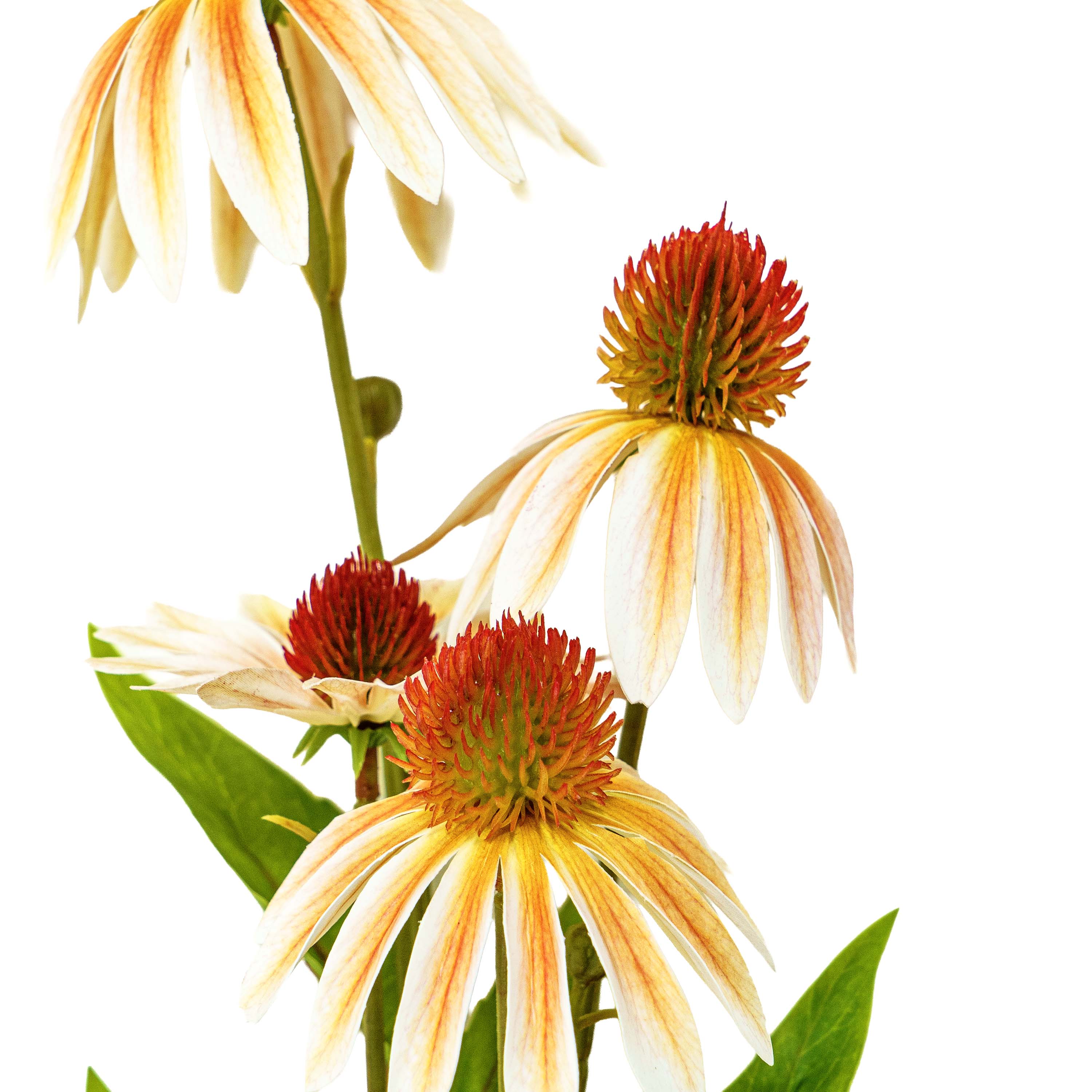 Faux Gerbera Stem White