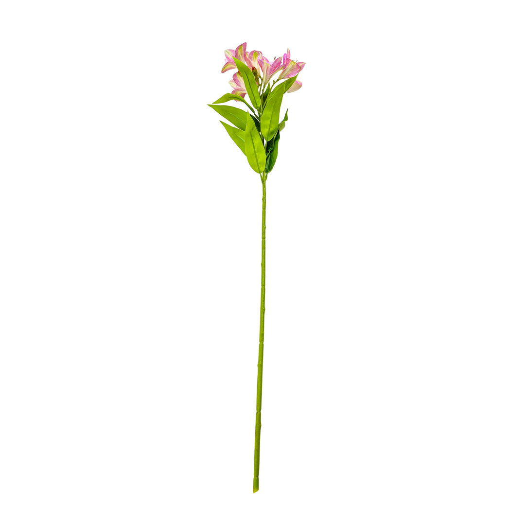 Faux Lily Stem Pink