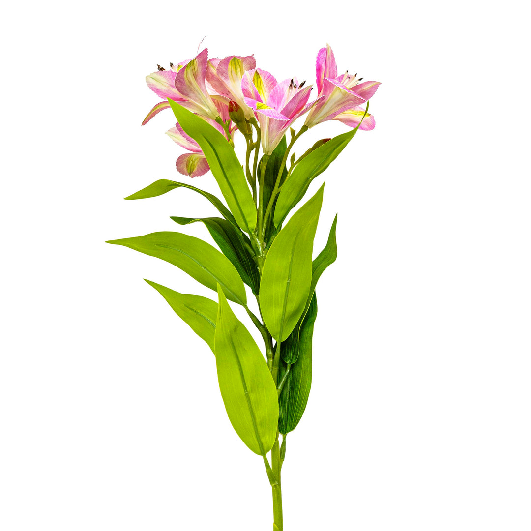 Faux Lily Stem Pink