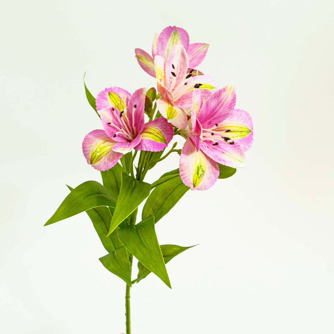 Faux Lily Stem Pink