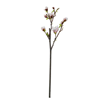 White Blossom Faux Stem