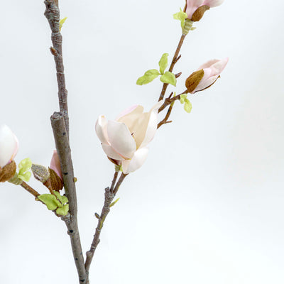 White Blossom Faux Stem