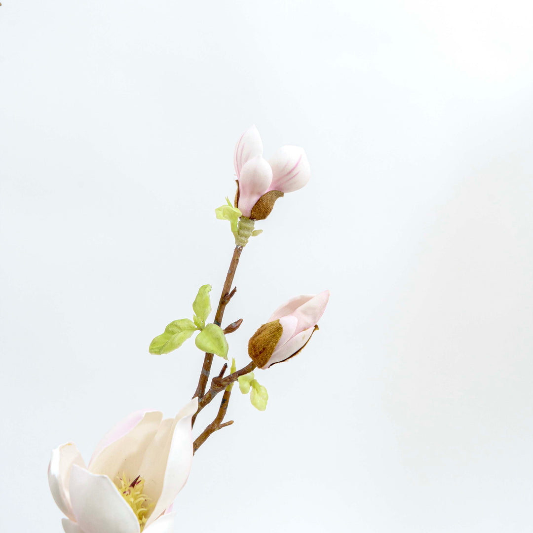 White Blossom Faux Stem