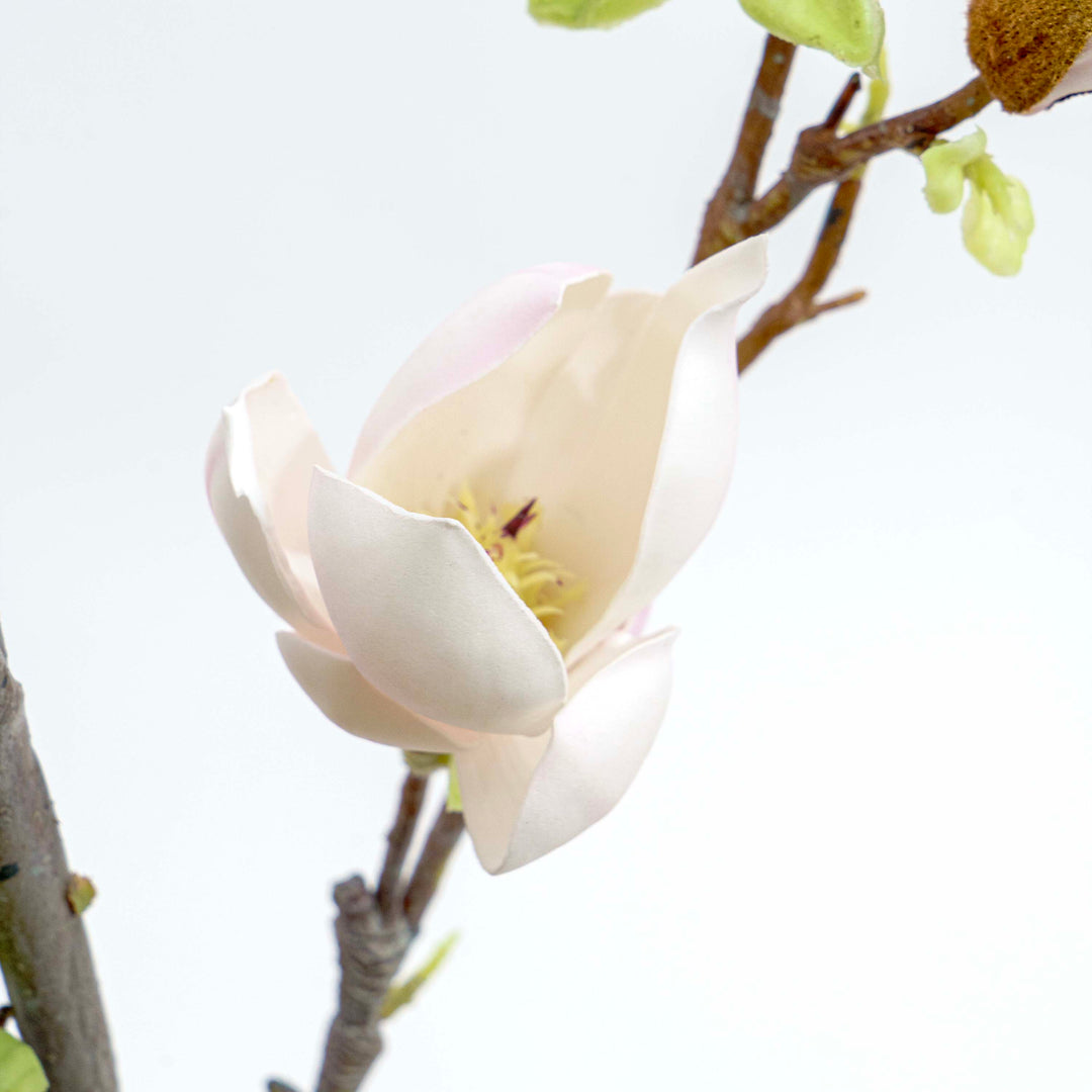 White Blossom Faux Stem