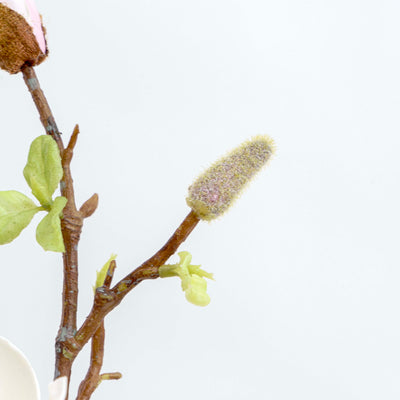 White Blossom Faux Stem