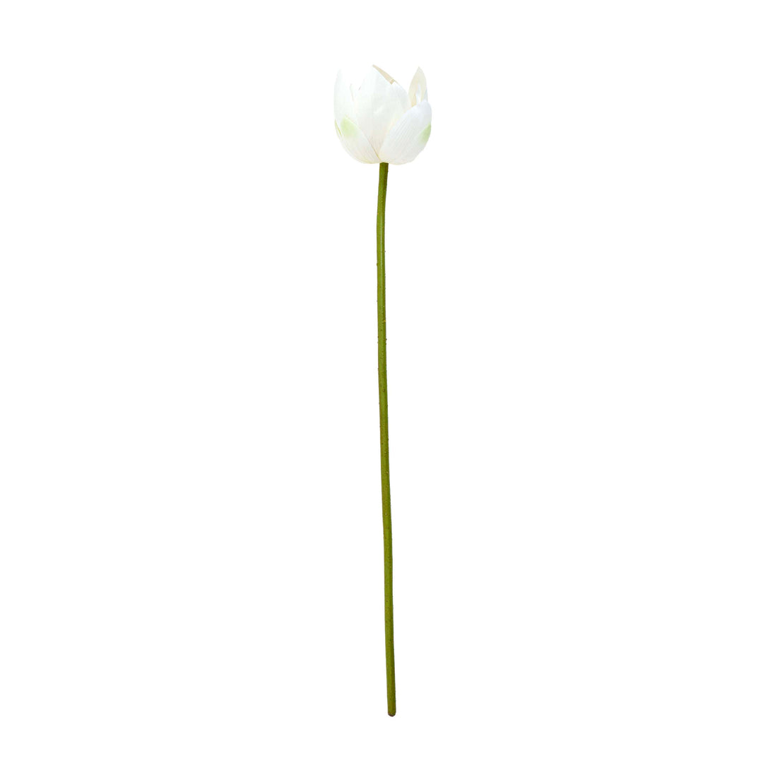 White Lotus Faux Stem