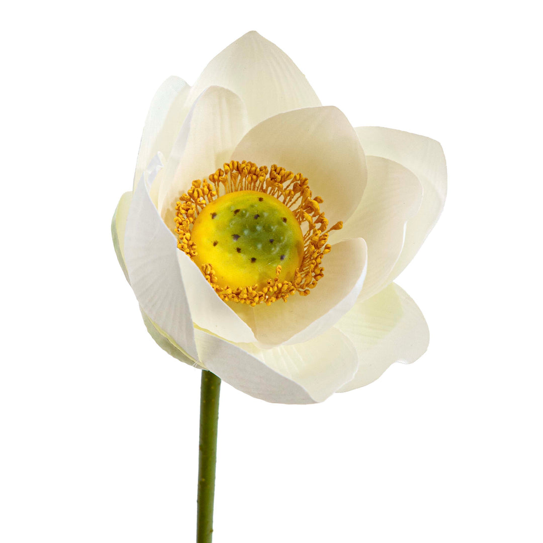 White Lotus Faux Stem